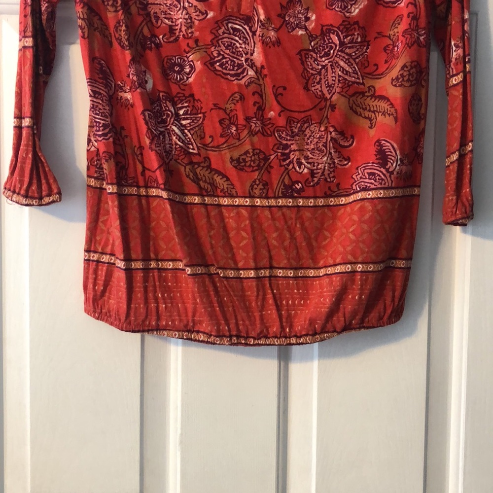 Lucky Brand 1/4 sleeve shirt - Picture 3 of 6